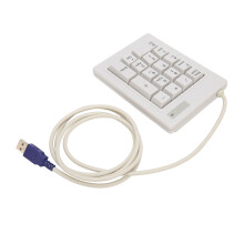 DX 17A Teclado numérico USB silencioso de 17 teclas negro
