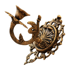 Victorian Cast Iron Wall Mounted Candle Holder Sconce Antique Finish for Living Room Bedroom Hallway Decor