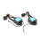 2pcs LED Error Free Decoder for H4 Headlights, 12V, 35-55W 7