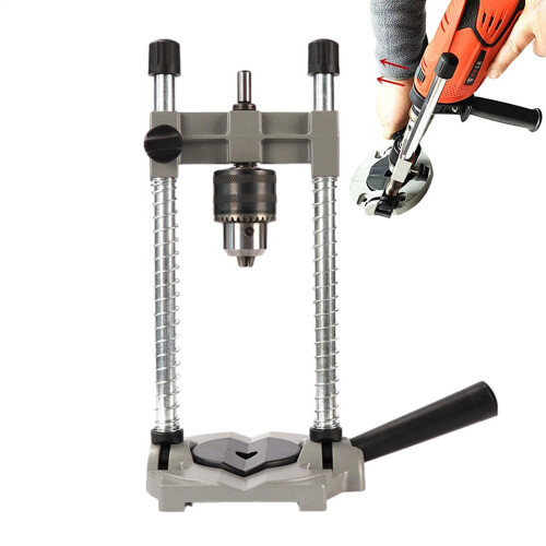 Portable Drilling Guide Hammer Stand Bench Drill Press MultiAngle Bracket For Electric Drill 45 Degree Adjustable