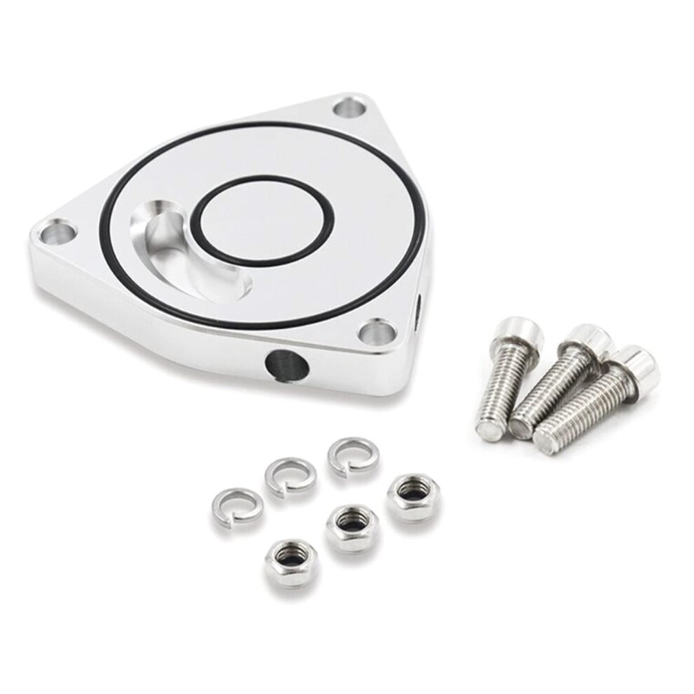 Blow Off Plate Spacer Bov For 20152021 1.5T Coupe, Billet Engine, Exhaust Gasket Silver 9199774539364