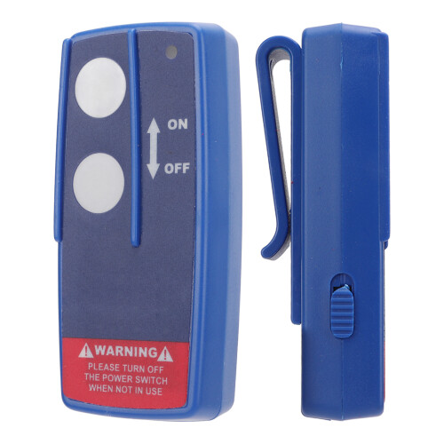 Universal Wireless Winch Remote Control Kit 434MHZ 75ft Blue