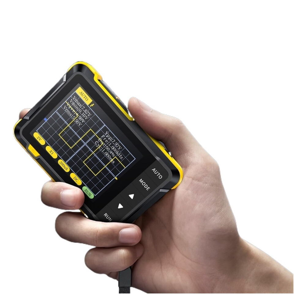 Oscilloscope Tester Portable Lcd 200 Khz Analog Bandwidth 2.5 Ms/S Digital Scope Accessories Included 9187378373163