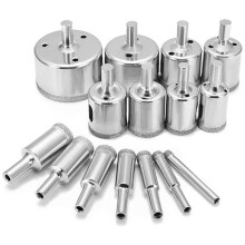 Smooth Edge Cutting Tools For Ceramic Tile Drilling, Efficient Construction Kit, Corrosion Resistant Surface, Water Cooling Required, High Performanc