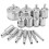 Smooth Edge Cutting Tools For Ceramic Tile Drilling, Efficient Construction Kit, Corrosion Resistant Surface, Water Cooling Required, High Performanc 1