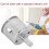 Smooth Edge Cutting Tools For Ceramic Tile Drilling, Efficient Construction Kit, Corrosion Resistant Surface, Water Cooling Required, High Performanc 4