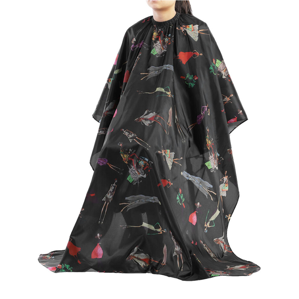 Non Stick Hair Waterproof Hair Cutting Cape Lightweight Salon Gown With Adjustable Snap Closure Quick Dry Beauty Apron Suitable For Perm And Dyeing (