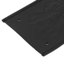 Motorradkotflügel-Schutz aus Kunstleder „Flame Fit“ passend für XL 883 1200 48 Schwarz