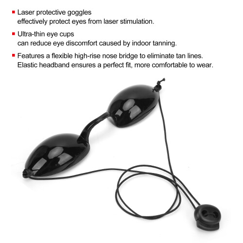 Durable PC Material Laser Goggles with Adjustable Headband 1