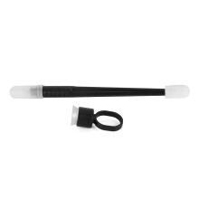 Agulha para tatuagem de sobrancelhas, aço inoxidável, controle suave e alta elasticidade, material seguro para um toque artístico, descartável em