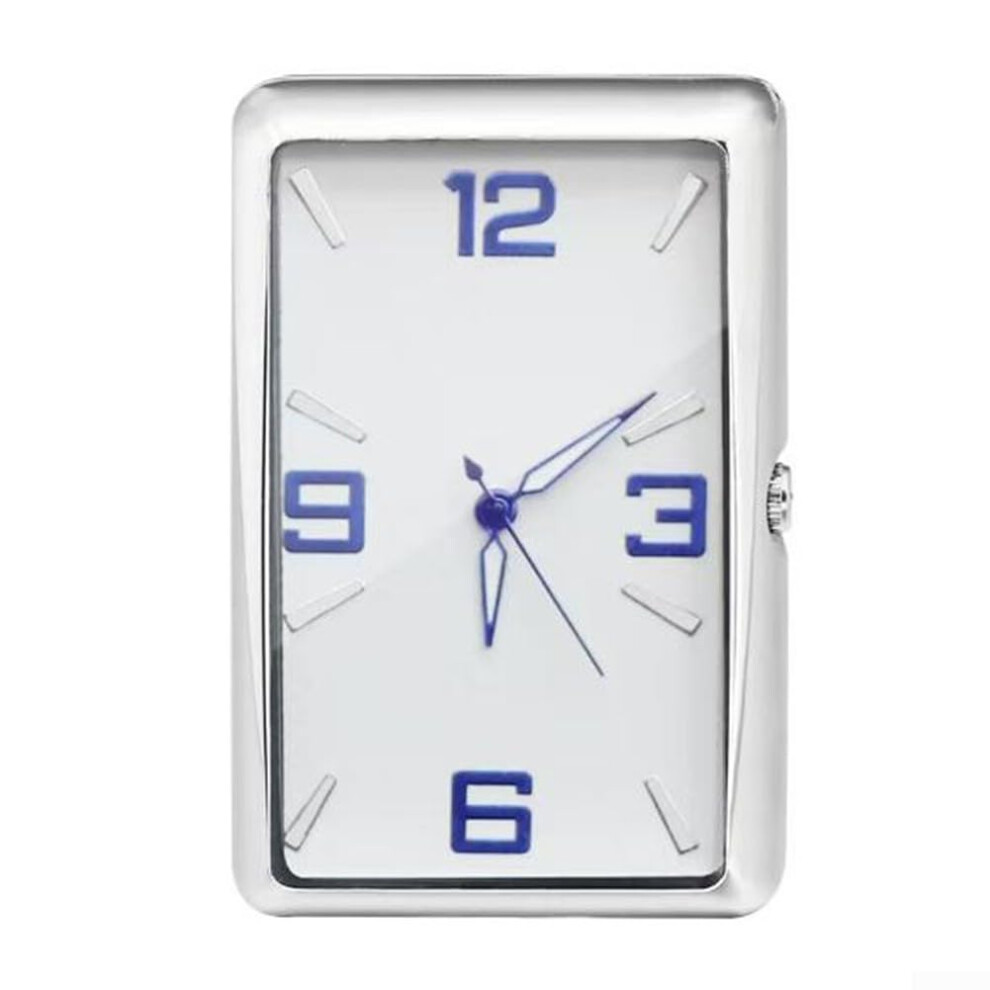 Car Dashboard Clock With Accurate Quartz Movement, Square Glass Design And Clamp Mount 9094768796047