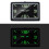 Car Dashboard Clock with Accurate Quartz Movement, Square Glass Design and Clamp Mount 3