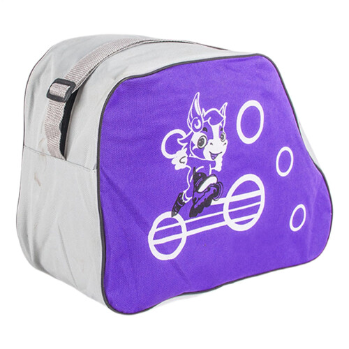 Adjustable Roller Skate Backpack for Weekly Training, S Purple