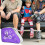 Adjustable Roller Skate Backpack for Weekly Training, S Purple 5