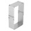 Edelstahl Quadrat Mousse Ring Einziehbare Kekse 2