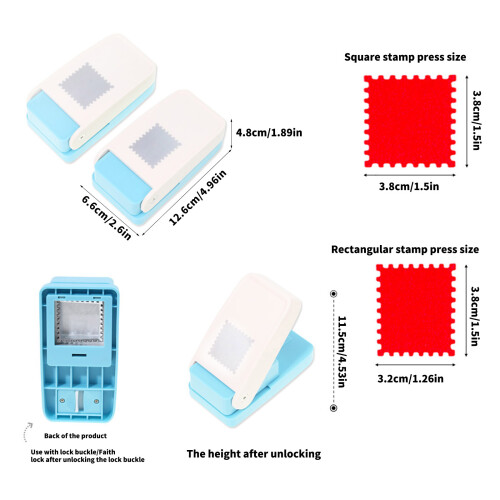 Manual Paper Embossing Tool Paper Hole Puncher For-1 1