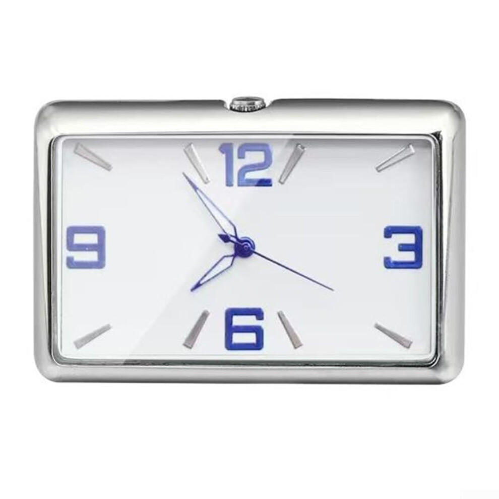 Rectangular Quartz Car Dashboard Clock With Glass Display And Tuyere Clamp Mount 9199774540285