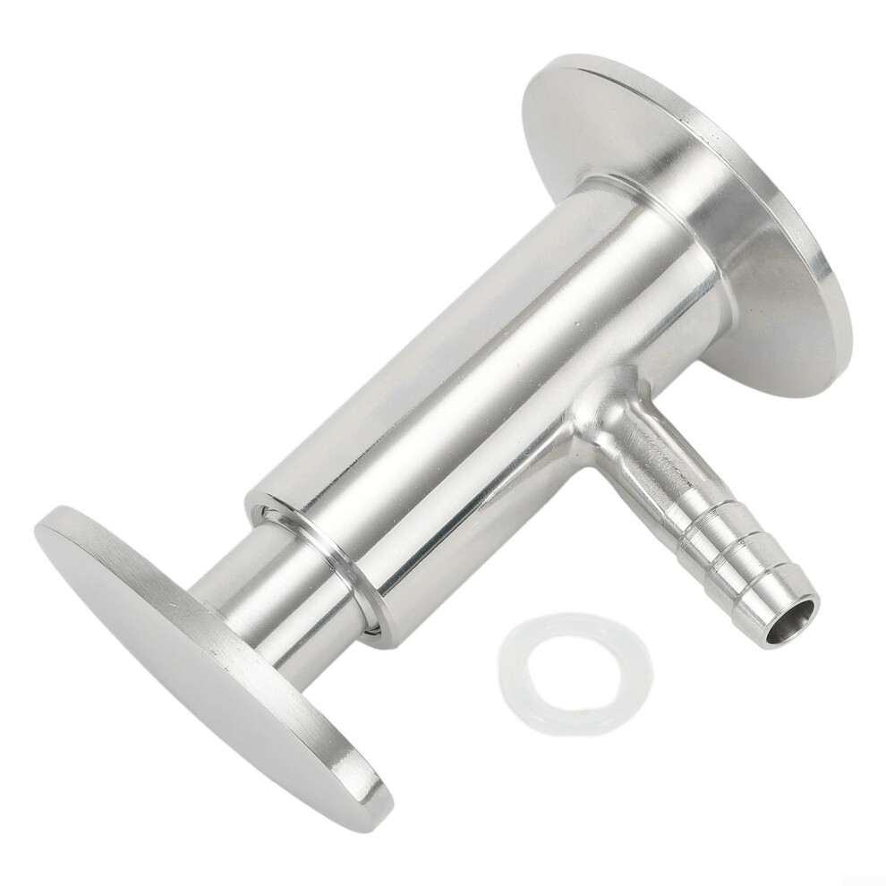 12 Inch 304 Stainless Steel Sanitary Sample Valve, Tri Clamp, Leakproof, Food And Beverage Use 9347817540987