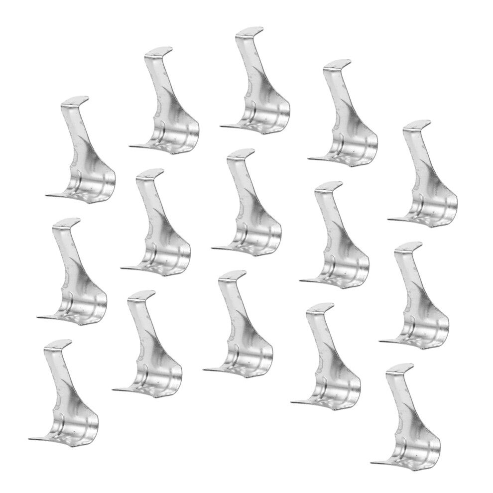 Stable Picture Frame Hooks 50 Pieces Metal Sshaped Rail Hooks For Easy Hanging 9199774540438