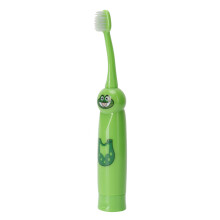 Kids Electric Toothbrush Waterproof Cartoon Style for Teeth Cleaning Green