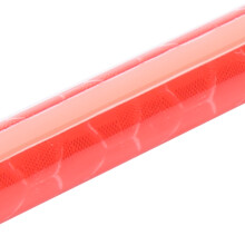 12 Stück Fahrrad Speichenreflektorhüllen Rot 75mm, ABS & Reflexmaterial