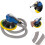 Pneumatic Sander with Dust Collection, Lightweight Air Sander for DIY and Handmade Projects 2