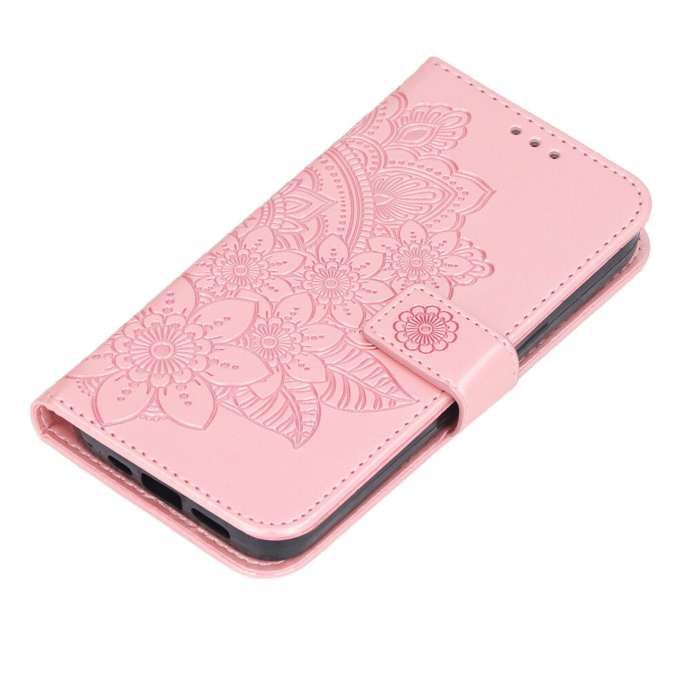 Rose Flip Cover For Iphone 13 With Card Slots And Stand Functionality Gold 7651375299532