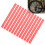 12Pcs Red Bicycle Spoke Reflector Strips, ABS+Reflective Film 3