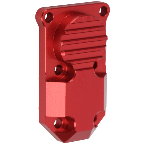 Aluminium-Gegengewichtabdeckung für Axial SCX24 90081 RC-Auto, Rot