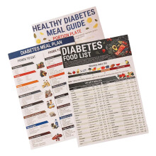 Food List Chart for Healthy Diet, Daily Meal Planner for Whole Grains, Oats, Quinoa & Beans with Nutritional Information