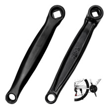 170mm Diamond Hole Bike Crank Arm Left Side Set, Durable Iron Bicycle Replacement for