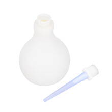 Soft Elastic Silicone Enema Bulb For Anal Vaginal Cleansing Non Toxic Reusable With Separable Head Eco Friendly Easy Squeeze Home Use