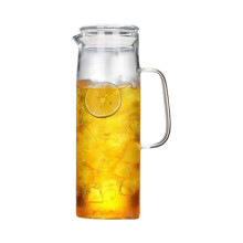 Impact Resistant Glass Jugs Glass Juice Carafe-1.5L Glass cover