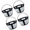 4Pcs Stable Basket Style Coffee Filter Coffee Strainer for 12 1