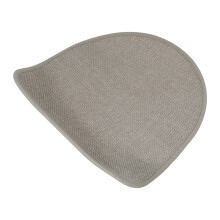 Chair Cushion Horseshoe Shape Chair Pad Durability-brown 40cm
