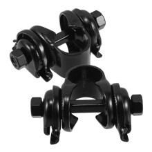 2pcs Bike Seatpost Clamp Quick Release Design for Mountain and Road Bikes Adjustable Fit