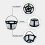 4Pcs Stable Basket Style Coffee Filter Coffee Strainer for 12 4