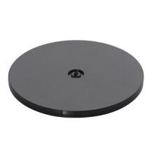 Acrylic Turntable for Easy Kitchen Cabinet-Black 6 inches