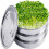 Sprouting Tray Microgreens Growing Kit Soil Stackable Design with Mesh Drainage System 4