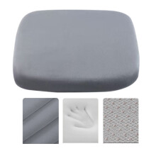 Soft Memory Foam Chair Pad, NonSlip Seats Cushions-Dark Gray