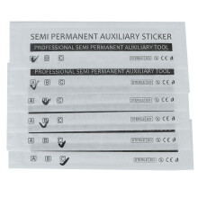 Easy to Use Eyebrow Template, Safe and Hygienic Professional Semi Permanent Auxiliary Sticker, Clear Positioning and Soft and Harmless Material for