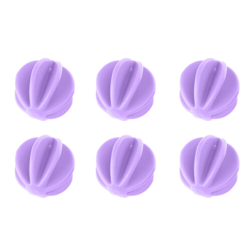 6Pieces Stable Multicolored Mixing Balls for Protein-Purple