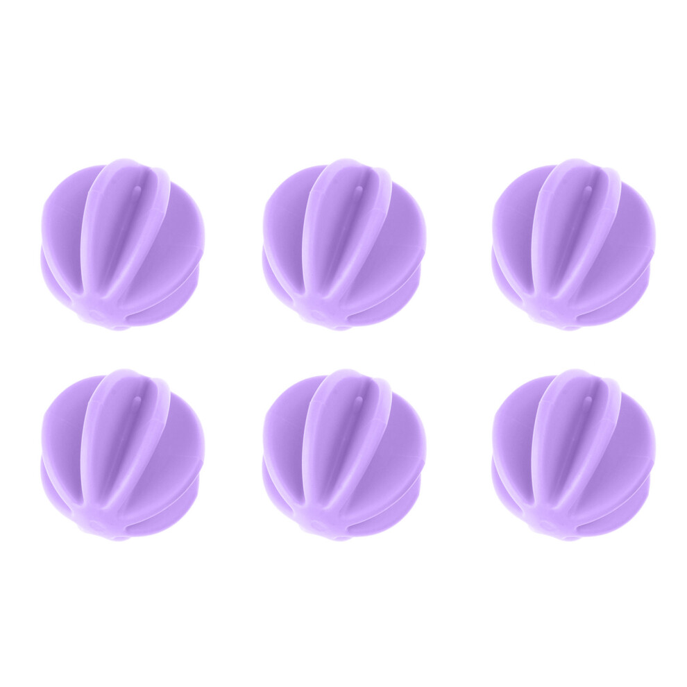 6Pieces Stable Multicolored Mixing Balls for Protein-Purple