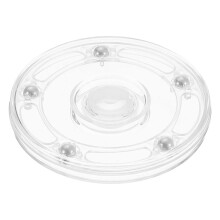 360 graden handmatige draaibare-Transparante kleur 3 inch