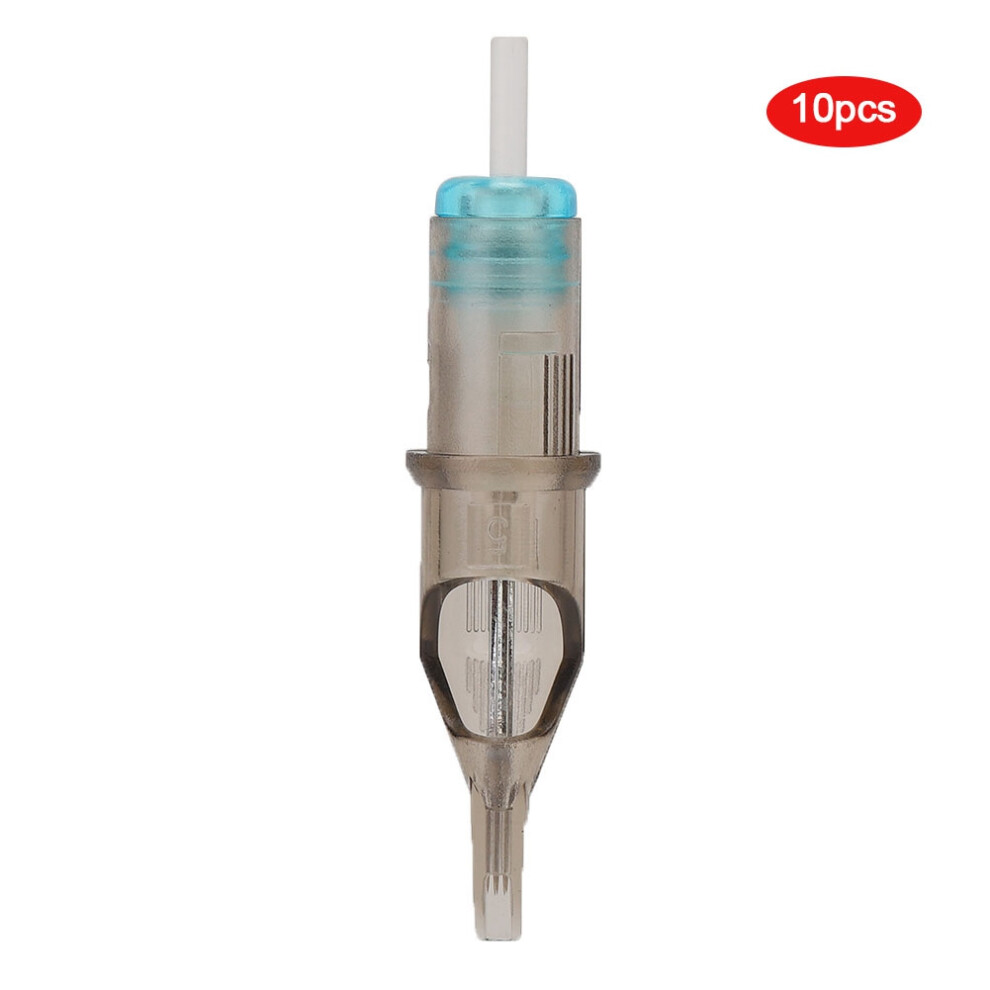 Round Liner, Safety Tattoo Cartridges with E.O Gas Sterilized and Surgical Stainless Steel Construction, Professional Membrane System for Leak