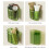 Support adhésif pour brosse à dents électrique, conceptions-Vert 5