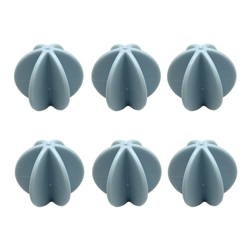 6Pcs Convenient Multicolored Plastic Shaker Balls for-Blue