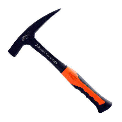 Pick Hammer Flat Tip Geological Masonry Forged Construction Shock Reduction Grip 30 Oz