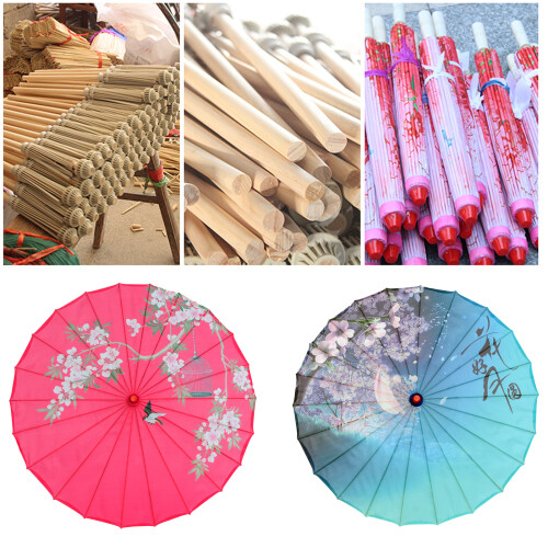 Classical Chinese Umbrella Bamboos Silk Umbrella with-29 2