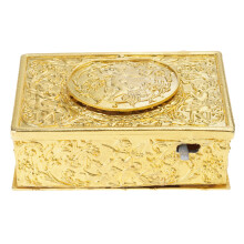 European Antique Singing Bird Music Box-Gold Nomusic norotatio